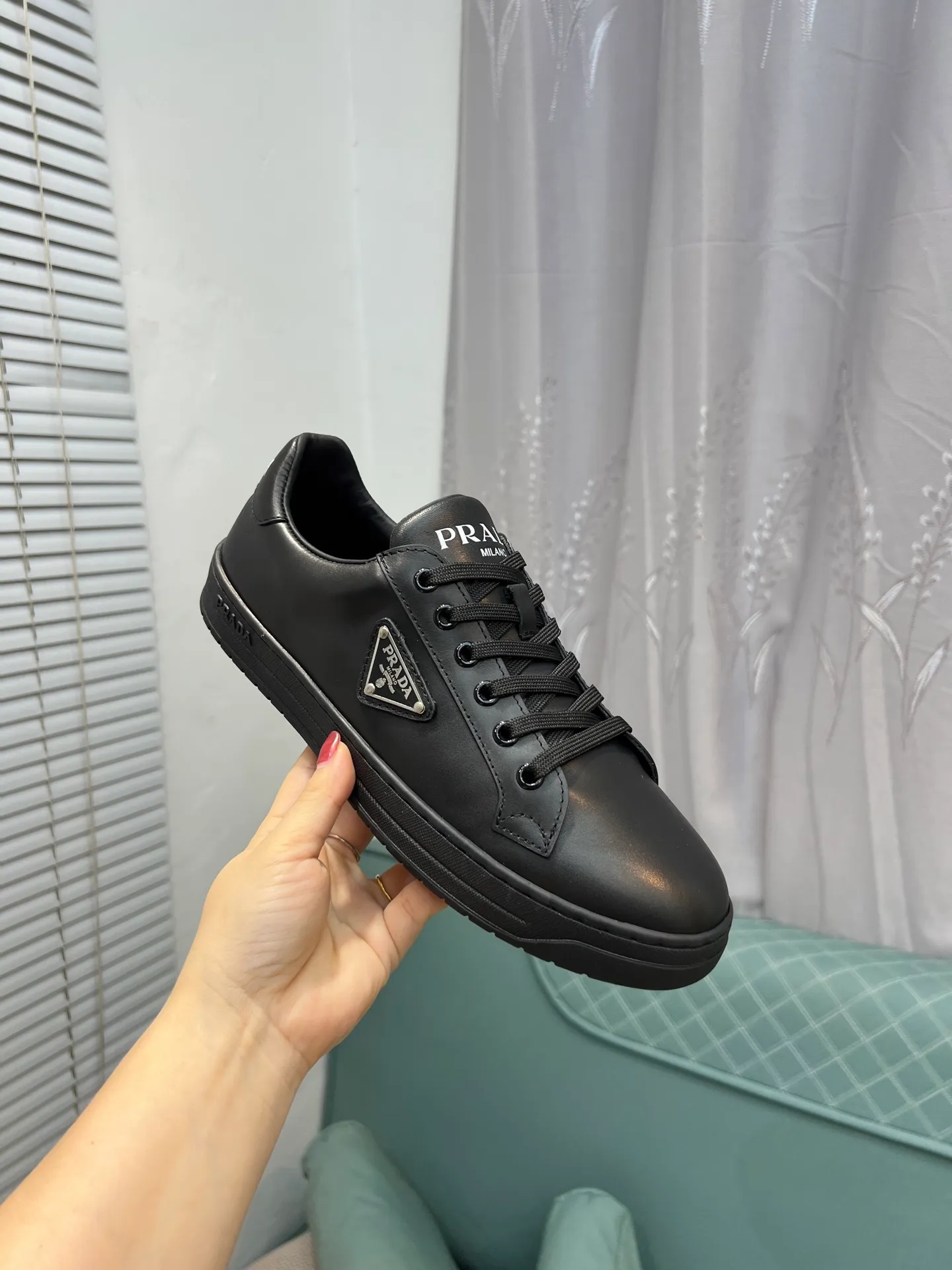 Men's shoes 💰540 [PRADA] Men's shoes are popular in the counter, official website synchronization, 1 high-quality shipment ✔️ Original frosted cowhide + cowhide lining, 1🆚1 replica, original sole, 38-45 (45 customized, non-refundable)